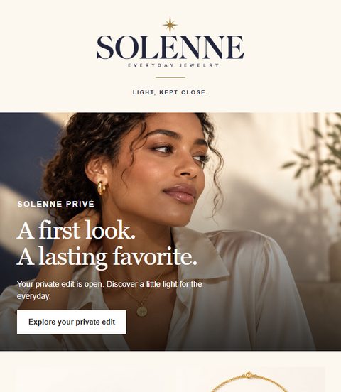 Solenne email campaign